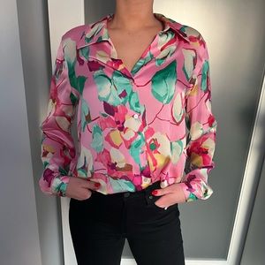 Zara - Satin Effect Blouse - medium